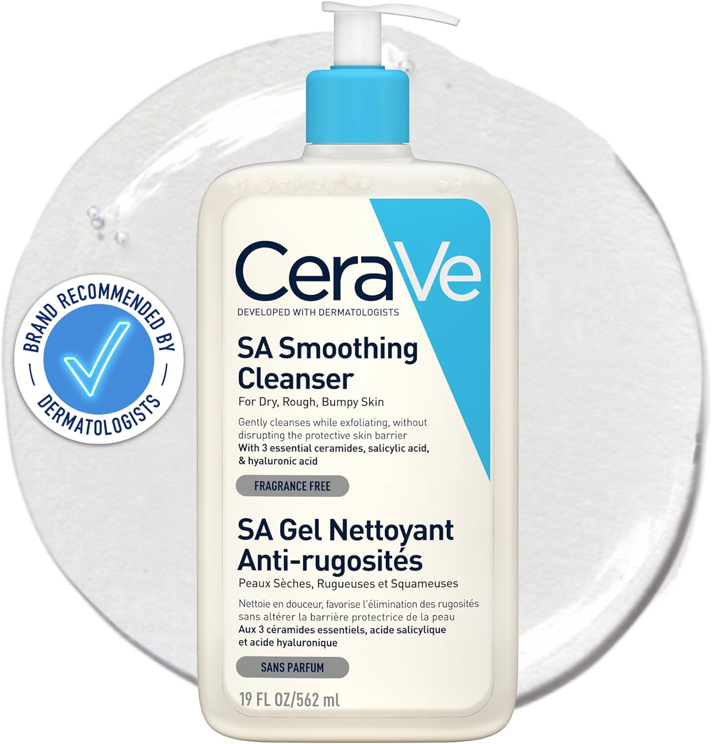 CeraVe SA Smoothing Cleanser for Dry/Rough/Bumpy Skin