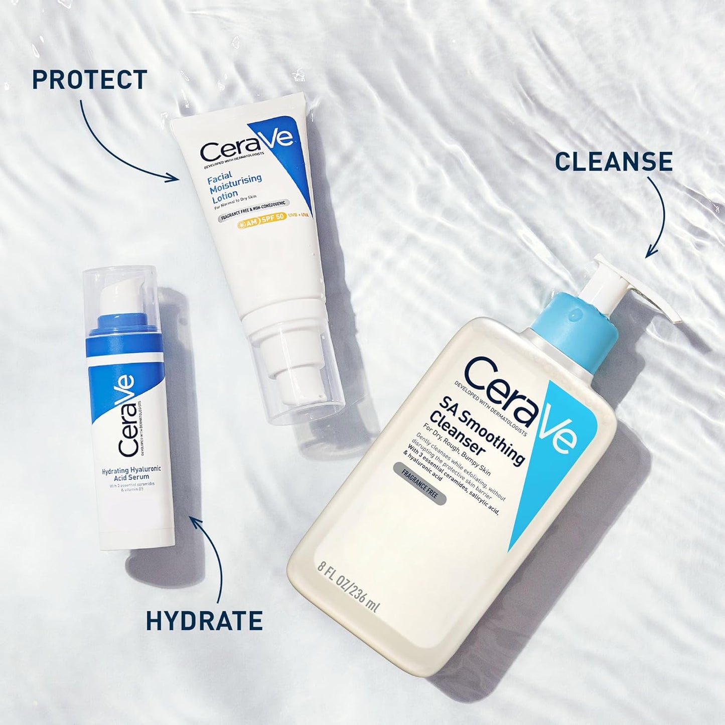 CeraVe SA Smoothing Cleanser for Dry/Rough/Bumpy Skin