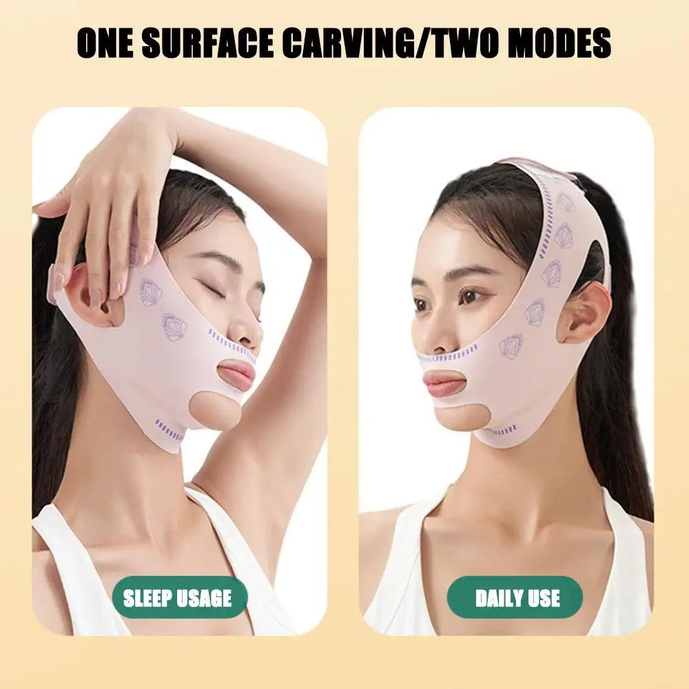 Chin Cheek Slimming Bandage V Shaper – Non-Invasive V-Line Lifting Mask for Sculpted Jawline &amp; Youthful Contours